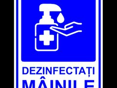 Indicator dezinfectati mainile